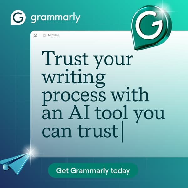 Grammarly ad · Loopy reference library