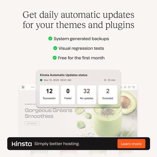 Kinsta ad · Loopy reference library